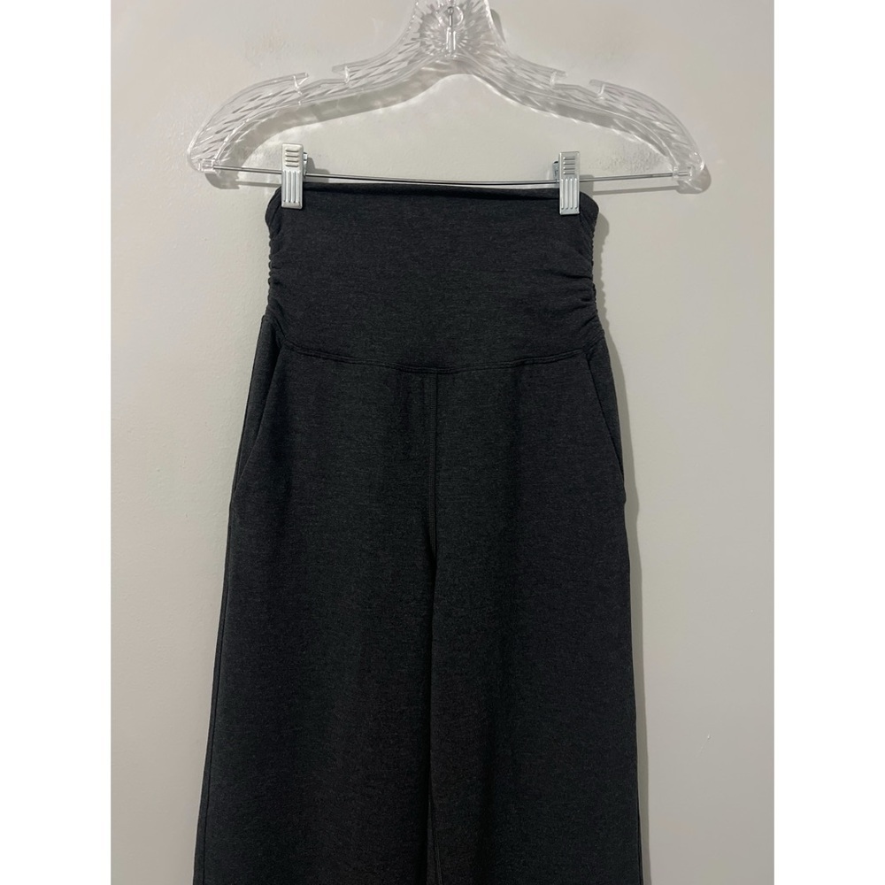 Lululemon Take It Easy Pant Women’s 2 Heather Gray Black Wide Leg Stretch W5AZGS - Picture 5 of 13